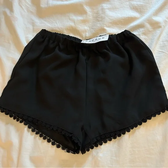 chinese dress ladies Ladies Black Dress Shorts - M70595B